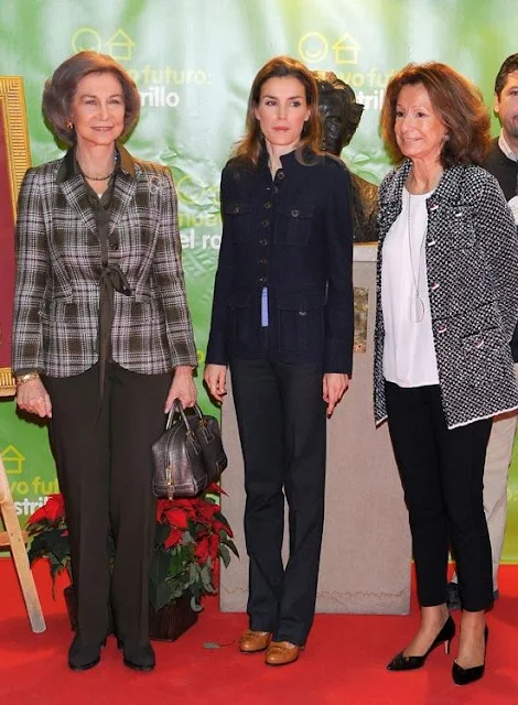 Queen Sofia and Princess Letizia of Spain attended Rastrillo Nuevo Futuro in Madrid