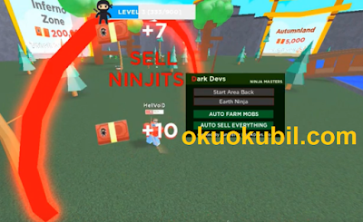 Roblox Ninja Masters Oyunu Auto Farm Mobs Script Hilesi 13 Ağustos