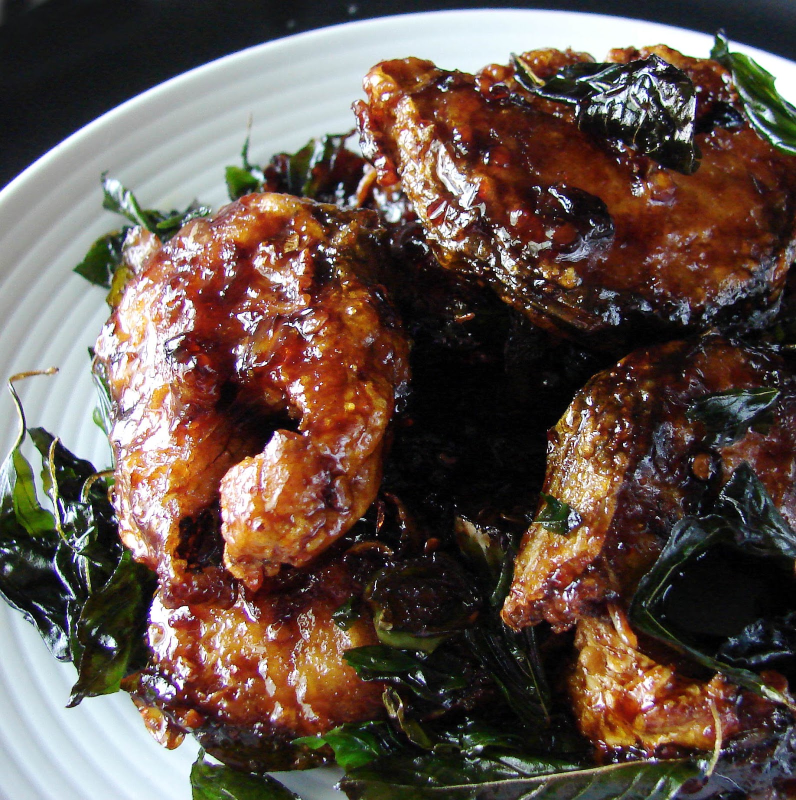 Vietnamese Caramelized Fish with Basil