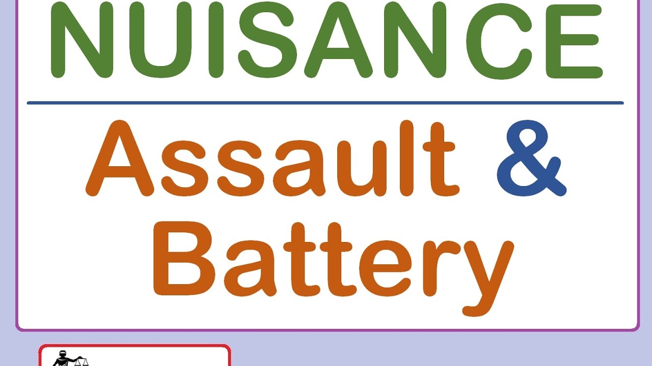 Assault and Battery Law Thesaurus