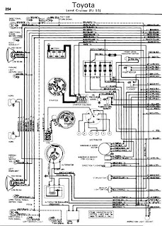 repair-manuals: Toyota Land Cruiser FJ55 1962-70 Wiring Diagrams