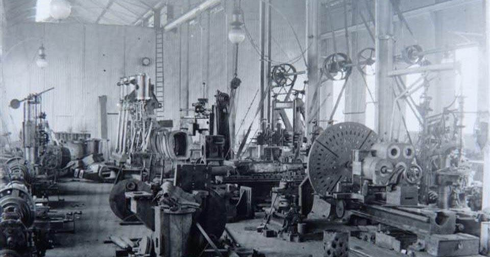 Industrial History Line Shaft and Leather Belts, revisited