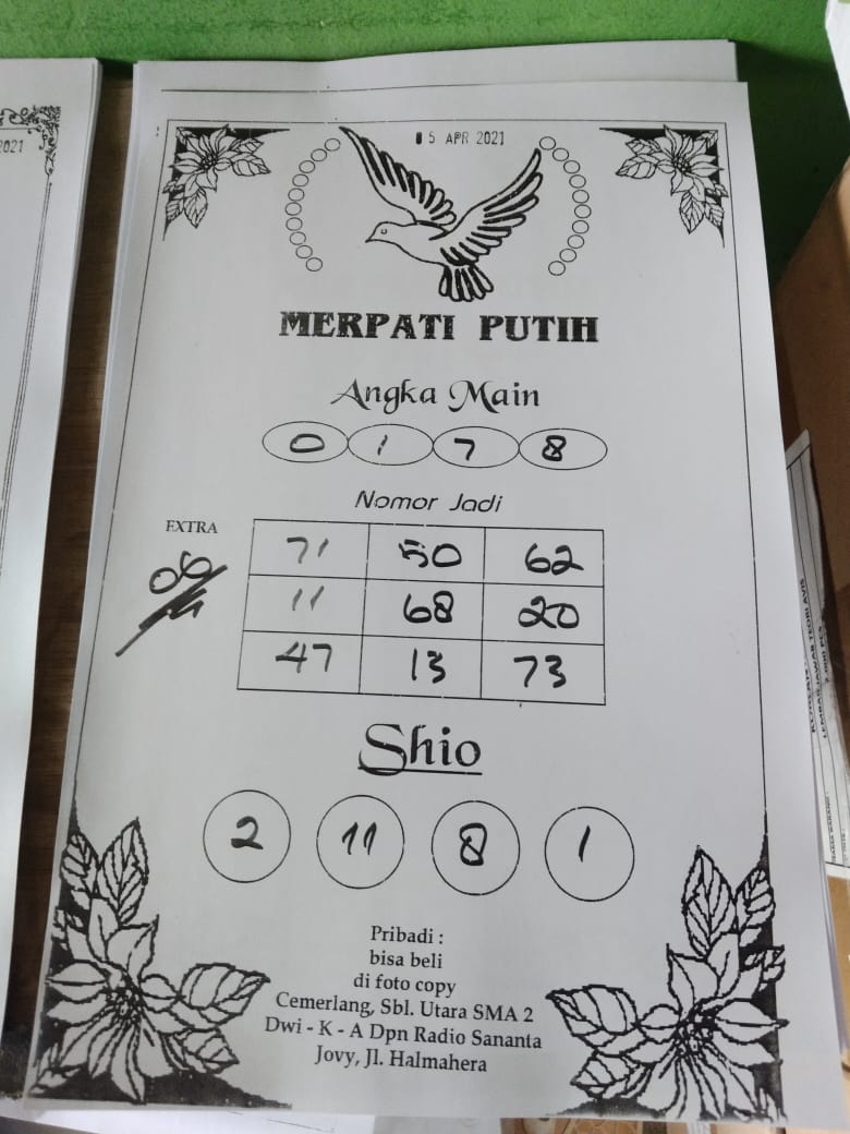 GAMBAR SYAIR TOGEL HONGKONG