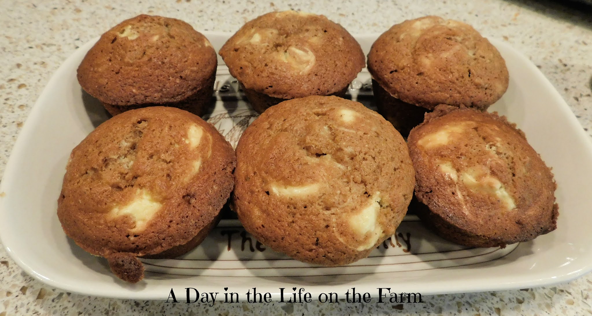 A Day In The Life On The Farm Pumpkin And Cream Cheese Muffins