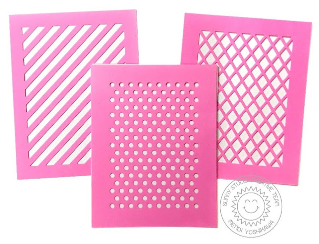 Sunny Studio Stamps & Therm-o-Web Week: Creating Homemade Stencils using Frilly Frames Dies