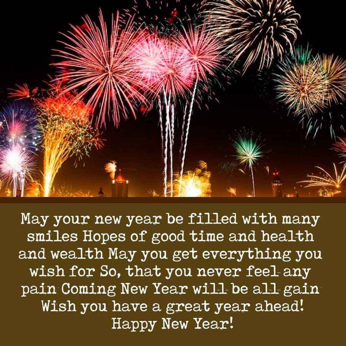 48 Happy New Year Message Images and Pictures for friends and family