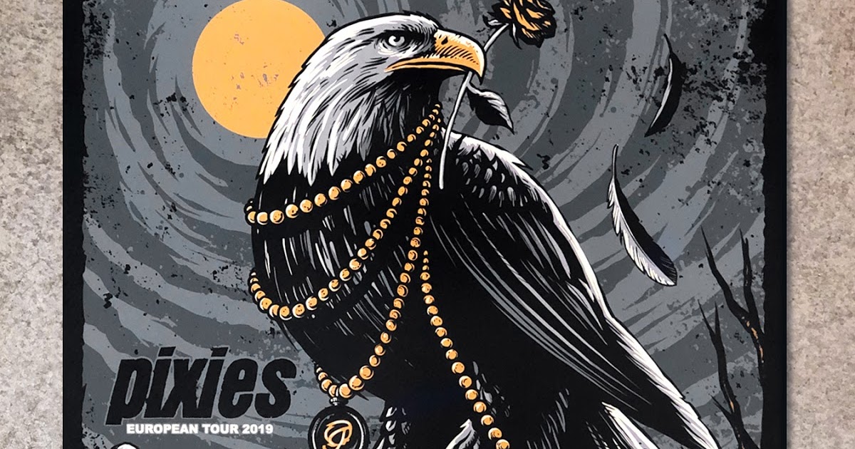 INSIDE THE ROCK POSTER FRAME BLOG Brandon Heart Pixies European Tour