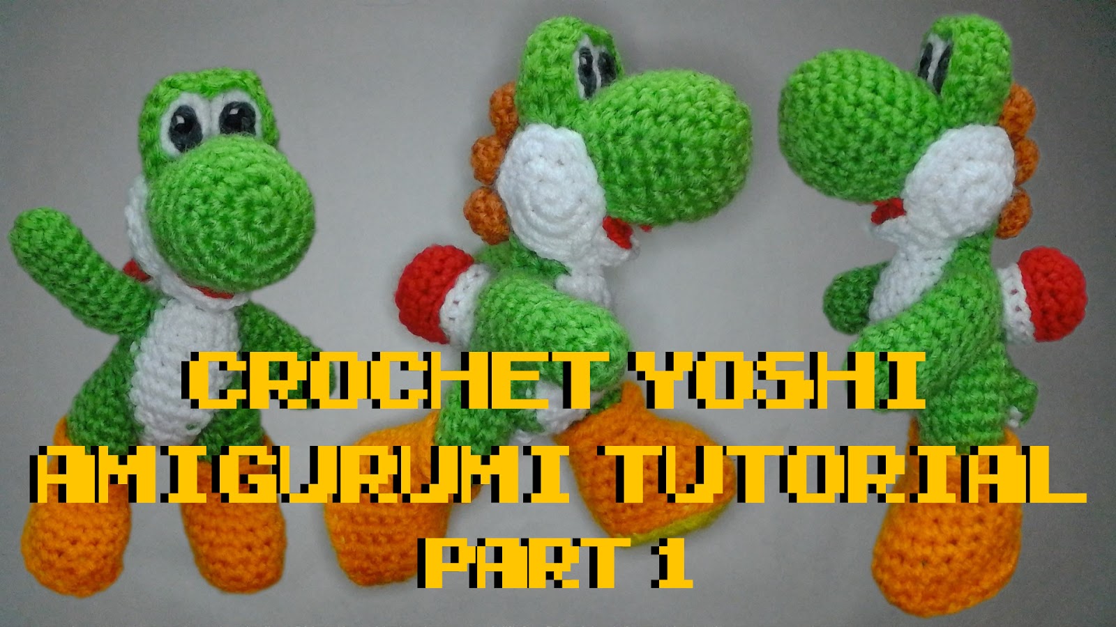Faerie Rings Crochet: Yoshi Amigurumi Doll Pattern and Free Video Tutorial