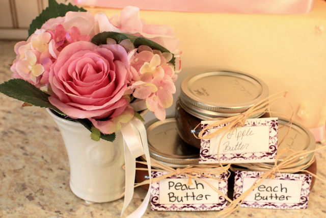 Delicious, fresh and local Apple and Peach Butters at Artesa Bakery in Homer Glen, Illinois