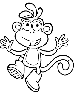 dora coloring pages to print for free