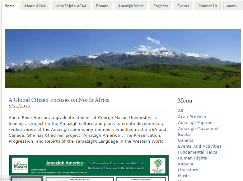 The Amazigh Cultural Association in America (ACAA)