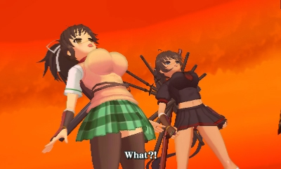 Senran Kagura 2: Deep Crimson Nintendo 3DS boob game review