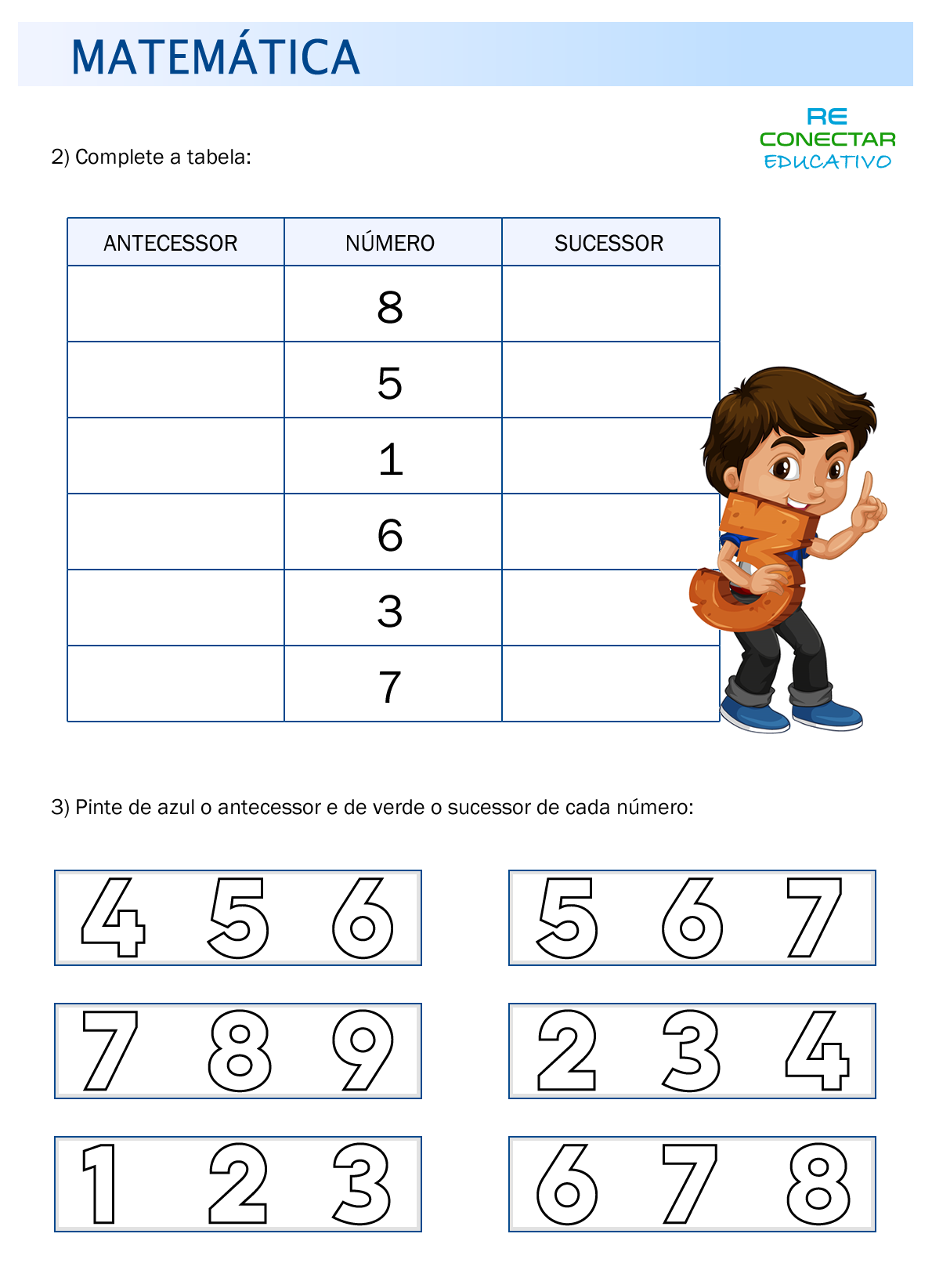 Antecessor E Sucessor Atividades De Matemática 2º Ano 432 Antecessor E Sucessor Atividades De Matemática 2º Ano 432
