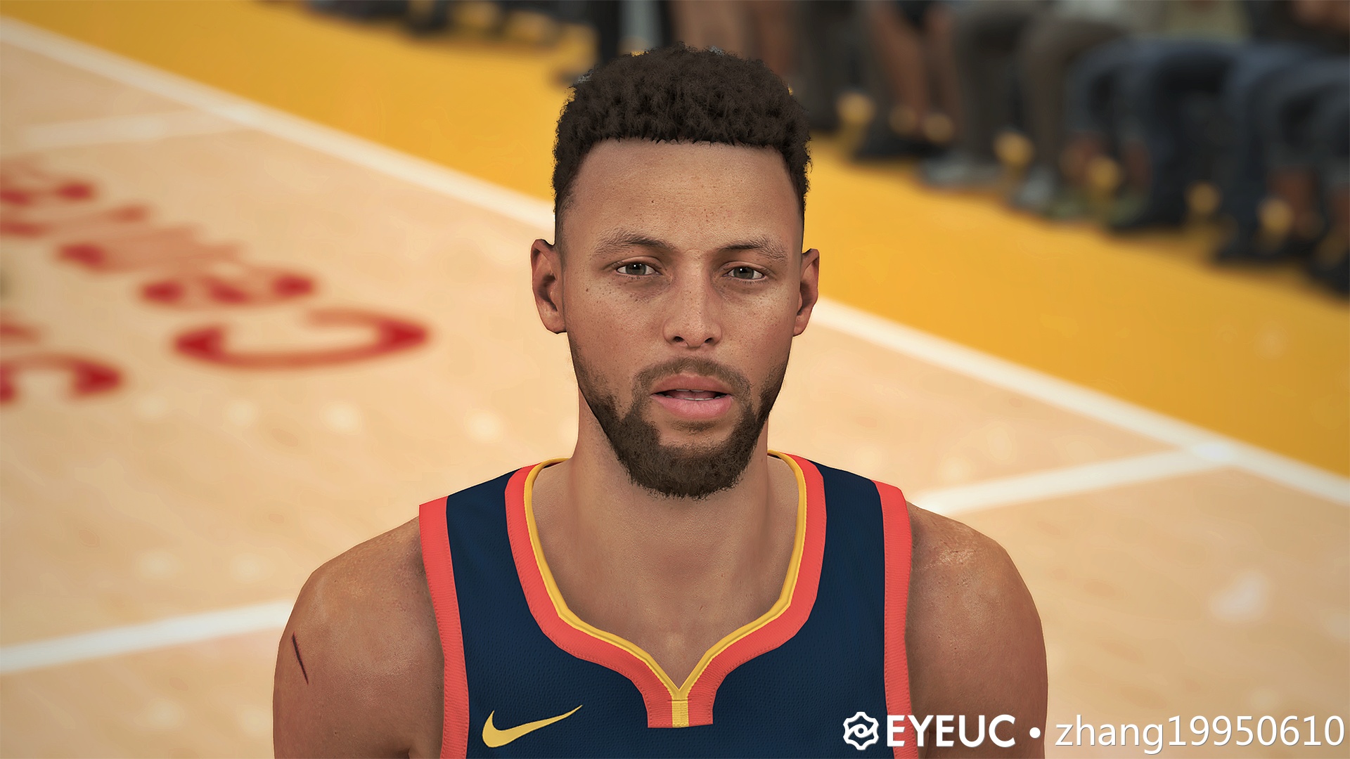 NBA 2K21 Stephen Curry Cyberface and Body Update by