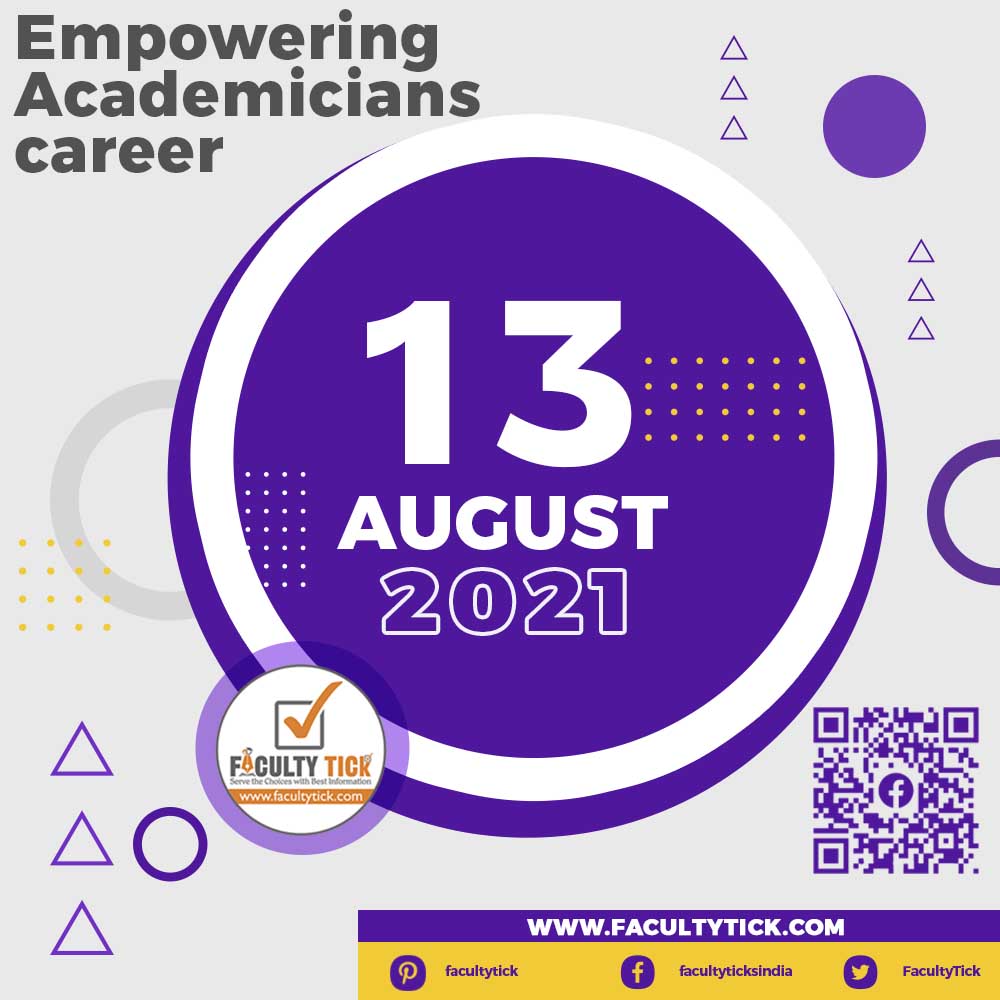 Teaching Faculty Job 13 August 2021 Announcement & Interview