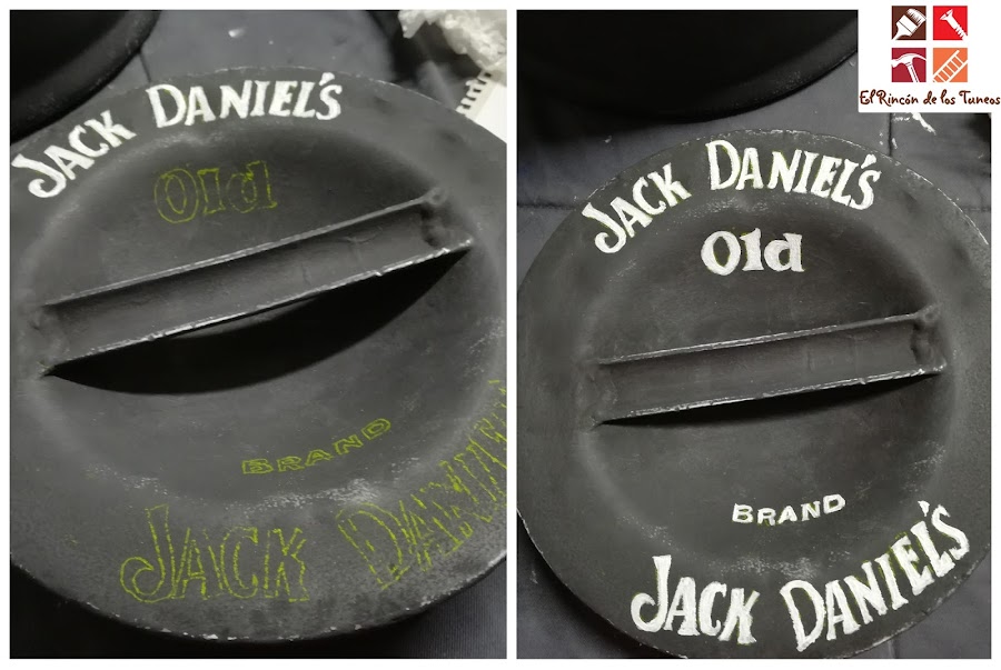 lechera pintada a mano