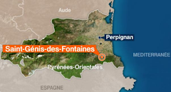 Situer Saint-Génis des Fontaines