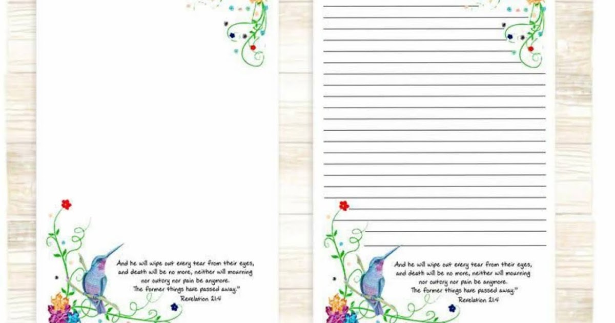 Letter Writing Stationary