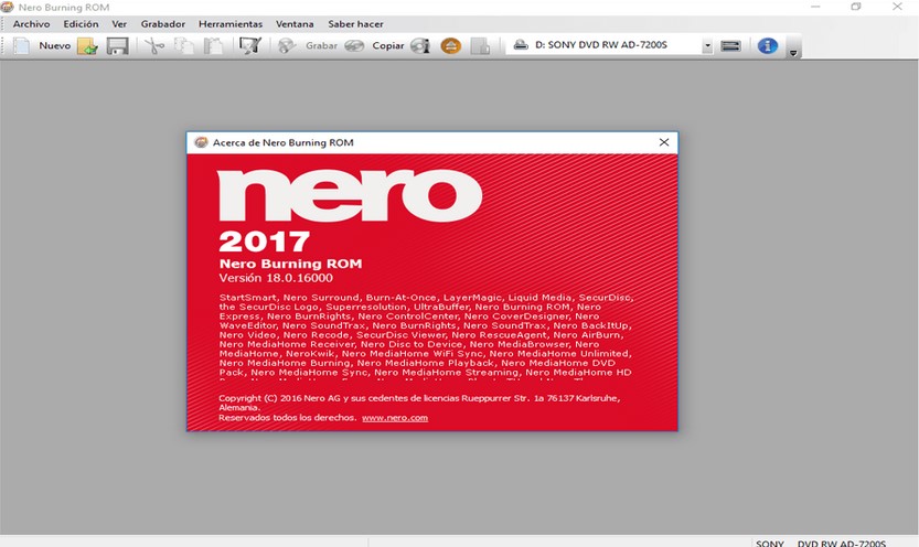 1 - Nero Burning Rom (2017) [ Grabador de CD, DVD por excelencia] [Español] - Descargas en general