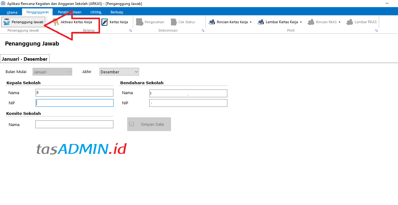 Cara Instal ARKAS dan Registrasinya tasADMIN