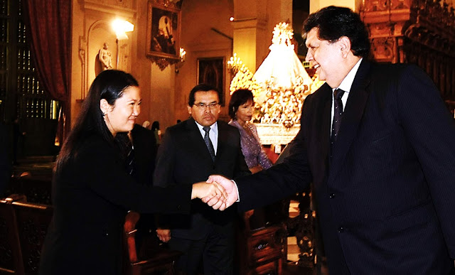 Keiko Fujimori y Alan García Incorporan delito de financiamiento ilegal en el Código Penal, esta ley beneficiaria a Keiko y Alan