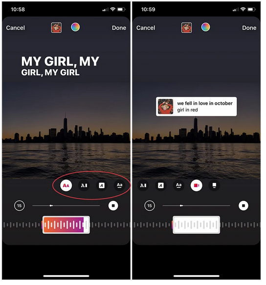 Cara Menambahkan Lirik ke Instagram Story