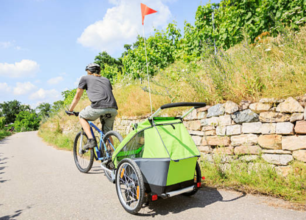 How to attach a thule bike trailer to thru-axle disc brakes