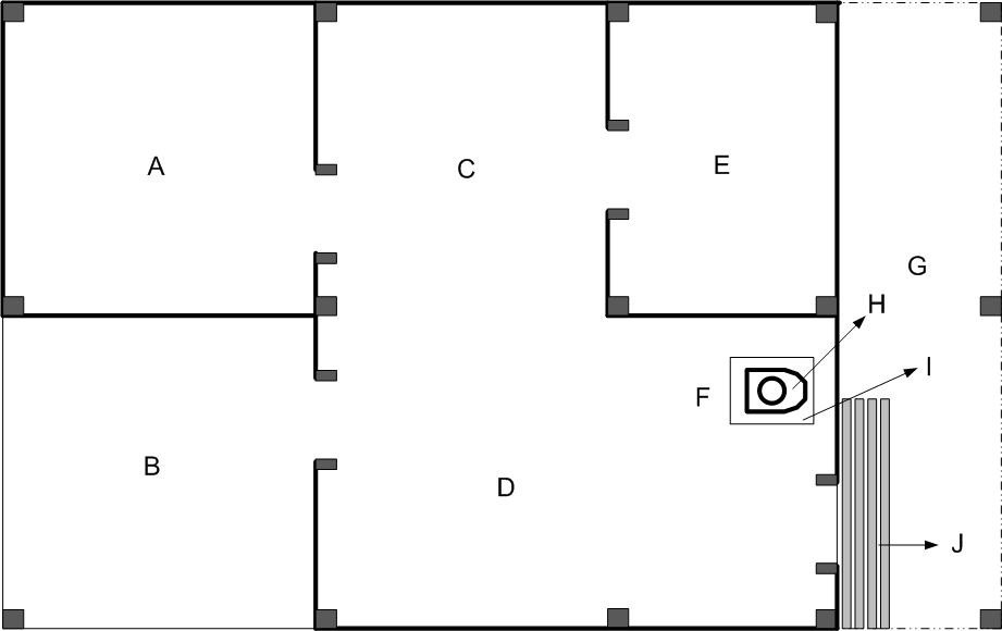 Desain Gambar Denah Rumah Panggung Kreatif 1