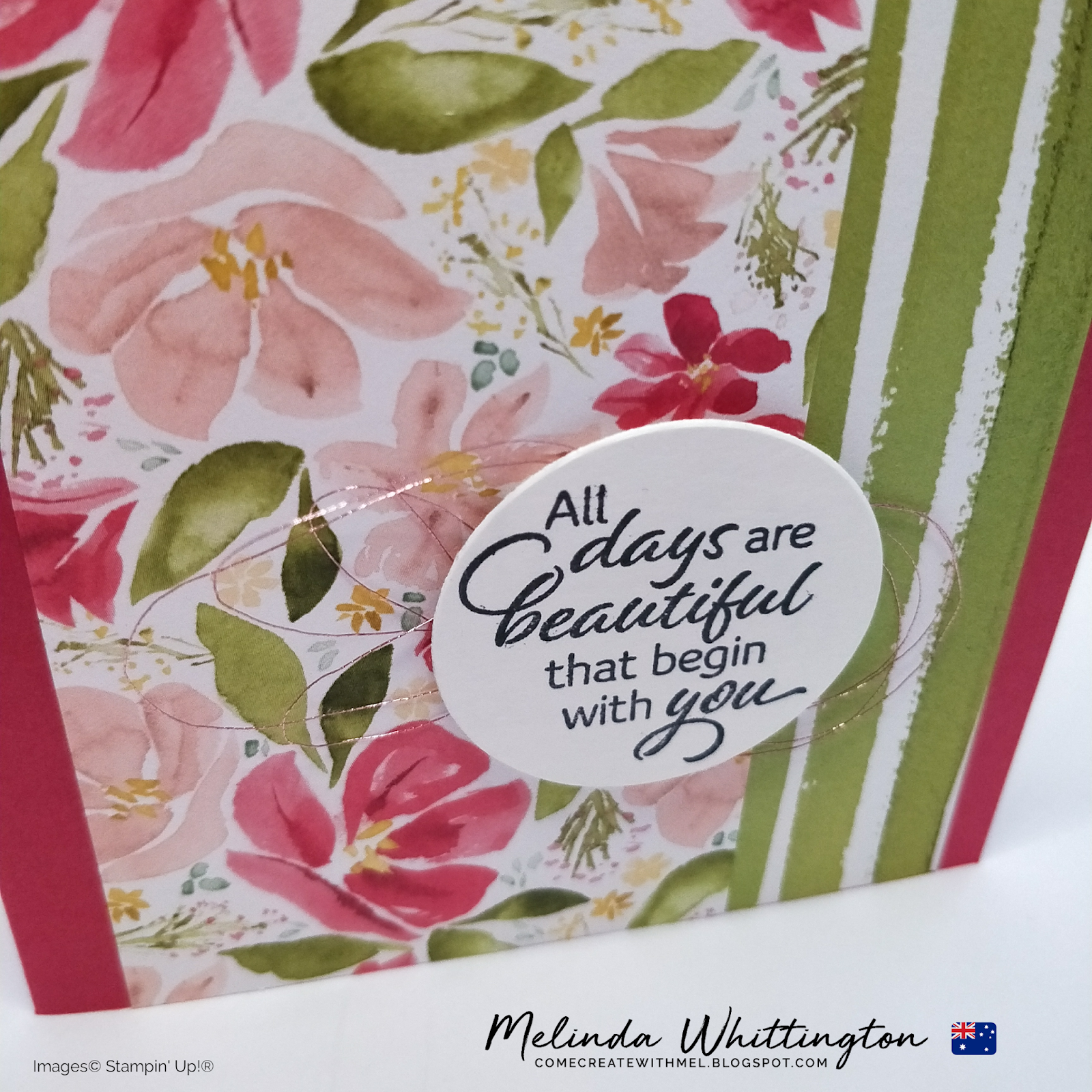 Best Dressed Designer Series Paper by Stampin' Up! Melinda Whittington
