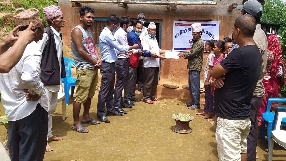 मुक्तिनाथ विकास बैंकद्वारा मृतकको ऋण मिनाहा