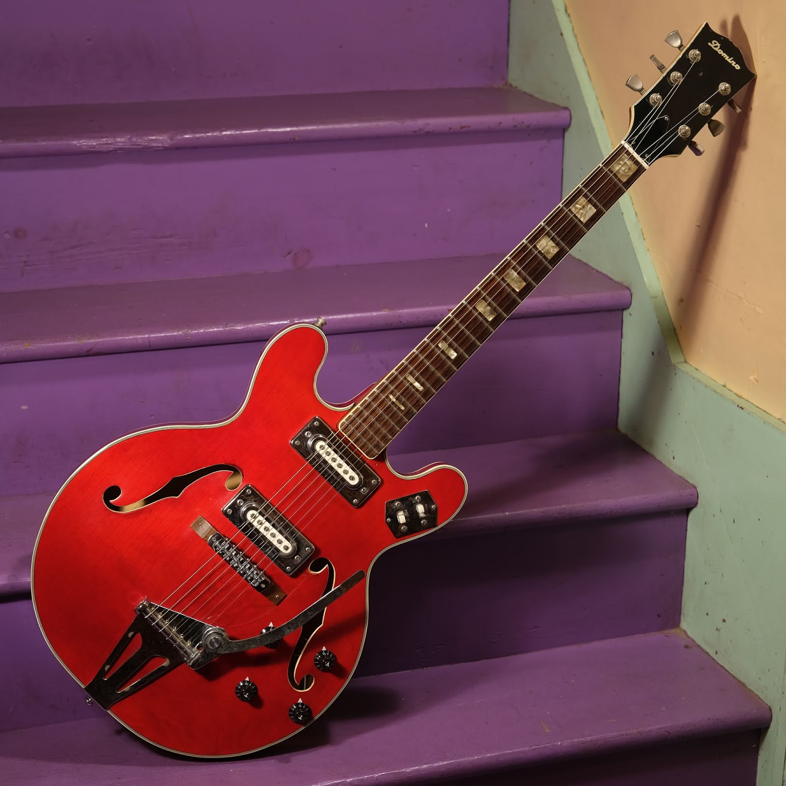 1960s Domino Hollowbody Electric Guitar