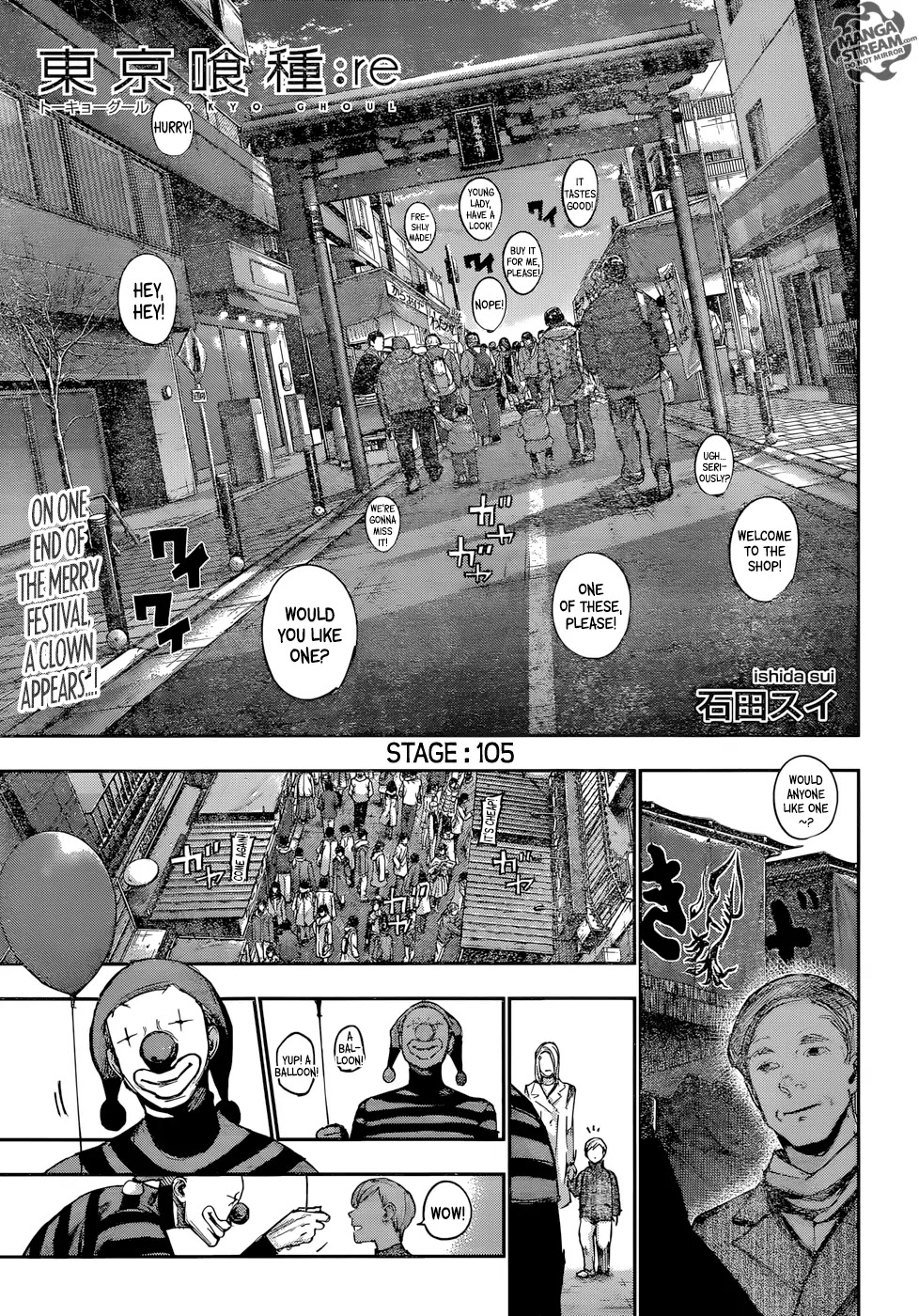 Tokyo Ghoul Re Vol 10 Chapter 105 Stage Tokyo Ghoul Manga Online