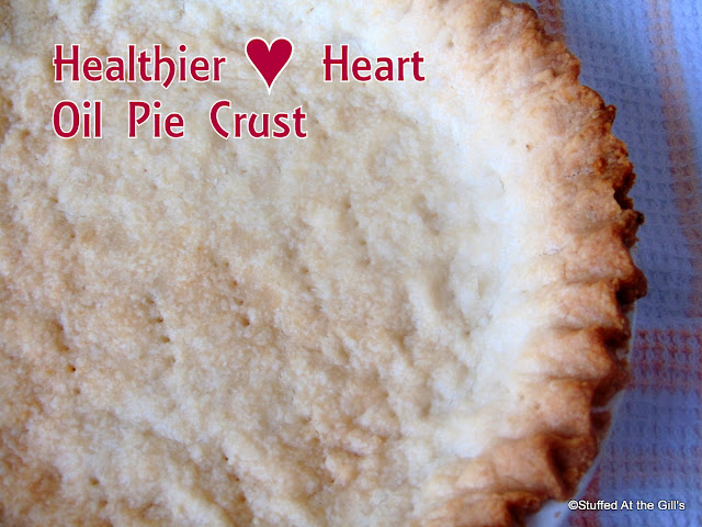 Healthier Heart Oil Pie Crust baked to a golden brown.