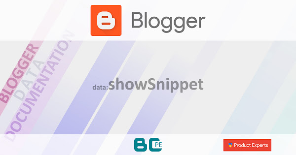 Blogger - Gadget FeaturedPost - data:showSnippet