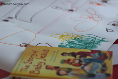 Christmas Storytelling Wrapping Paper - Play and Learn Every Day