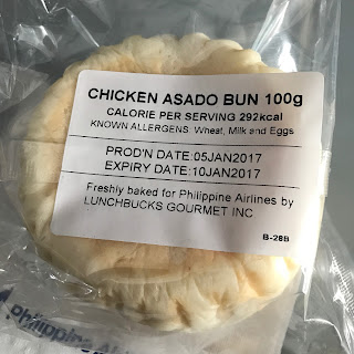 chicken asado bun from Philippine Air Lines (PAL