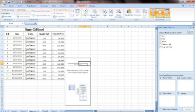 how  to do pivot table work in excel