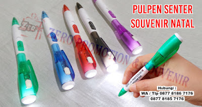 Souvenir Pulpen Senter, Pen Senter Led, pulpen lampu, pulpen multifungsi, souvenir pen 2in1