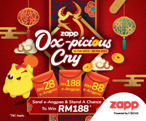 Zapp Ewallet My Send Angpao And Win Rm188 Artis Meletop