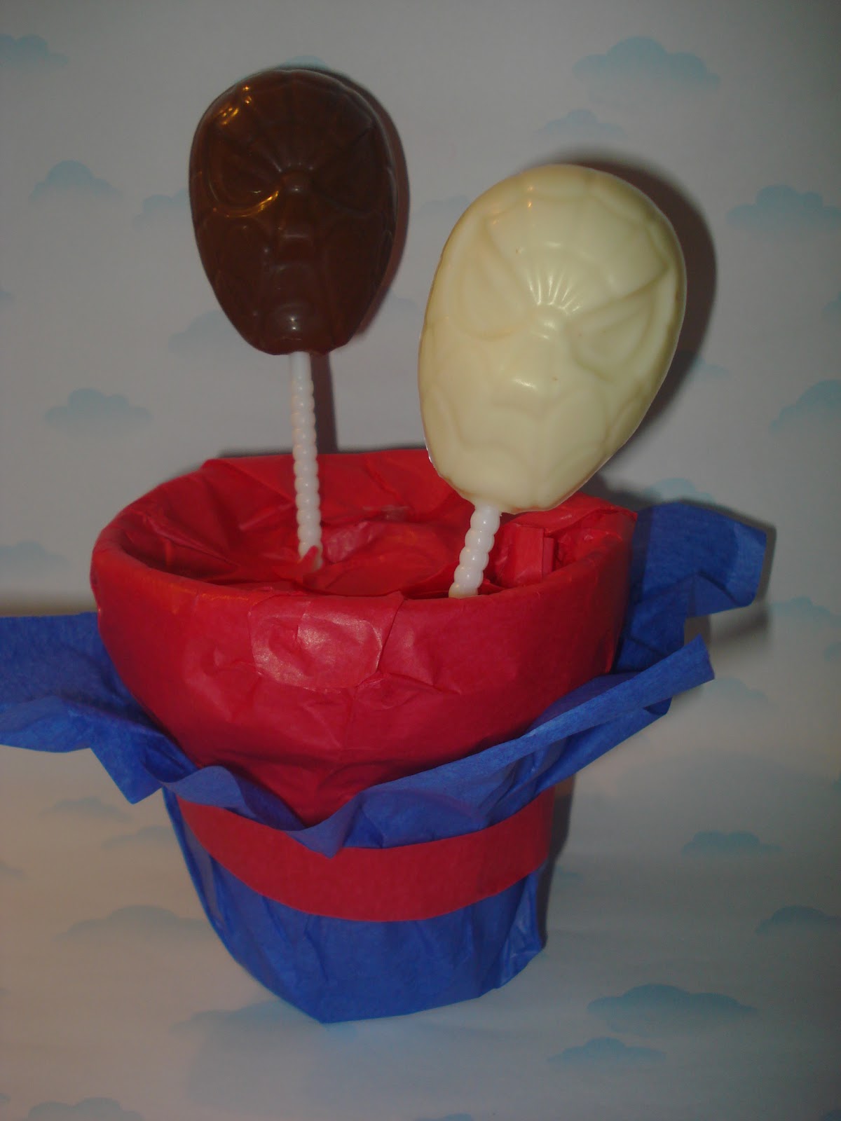 Silvana´s Cup Cake Spider Man de chocolate