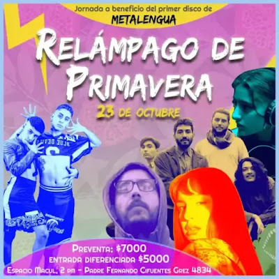 Metalengua anuncia concierto pro-fondos para la salida de su primer álbum musica chilena música chilena