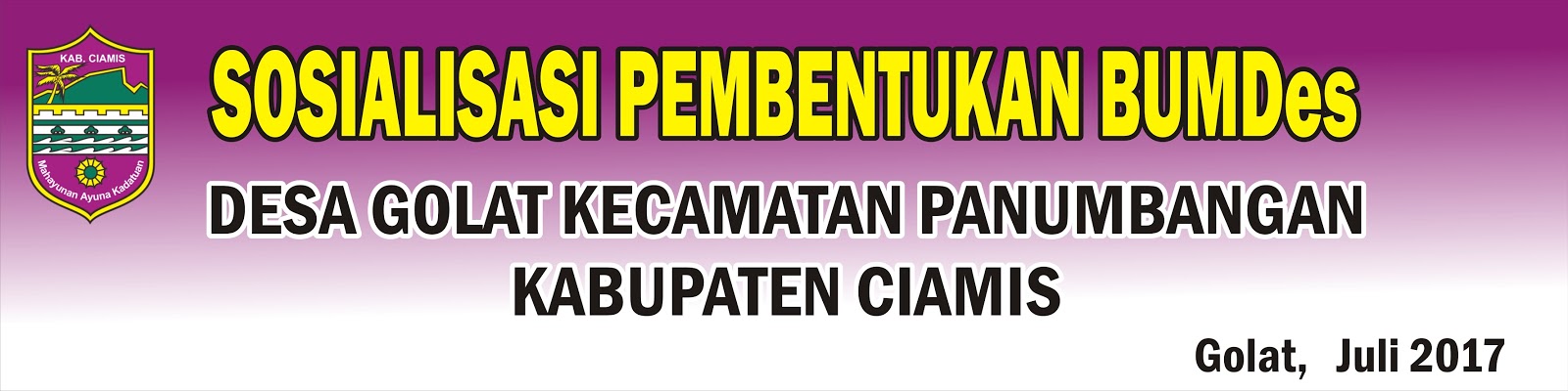 Download Spanduk Musyawarah Pembentukan BUMDES.cdr KARYAKU