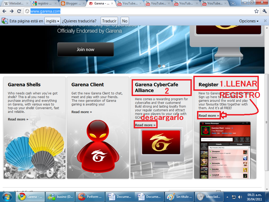 busino Juegos lan por