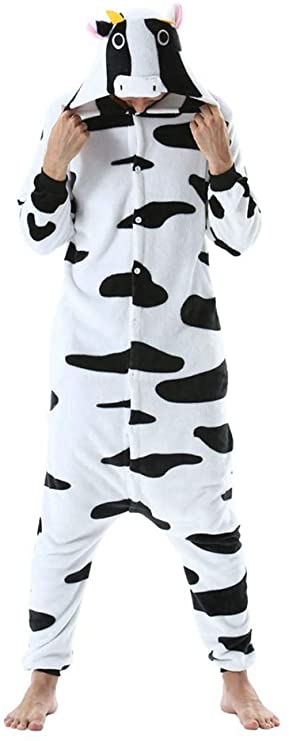 disfraz - pijama - vaca - adulto - vacaslecheras.ner