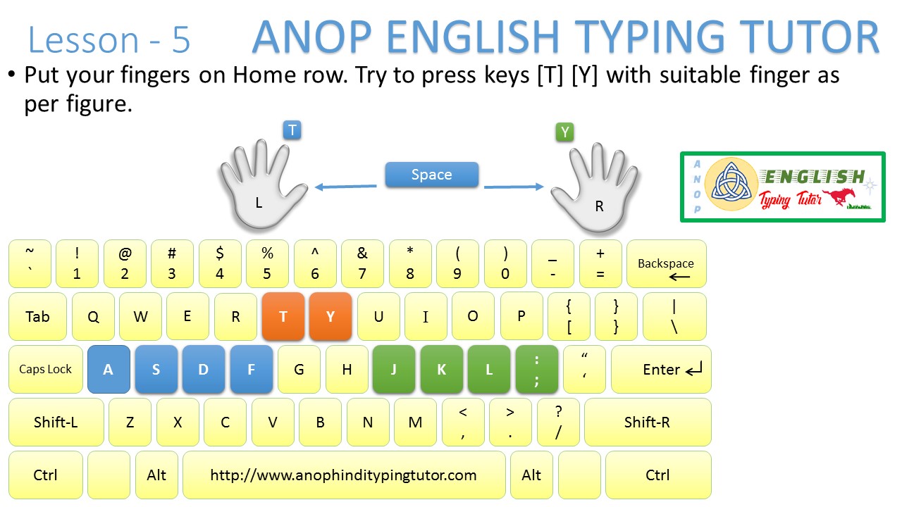 typing lesson 5