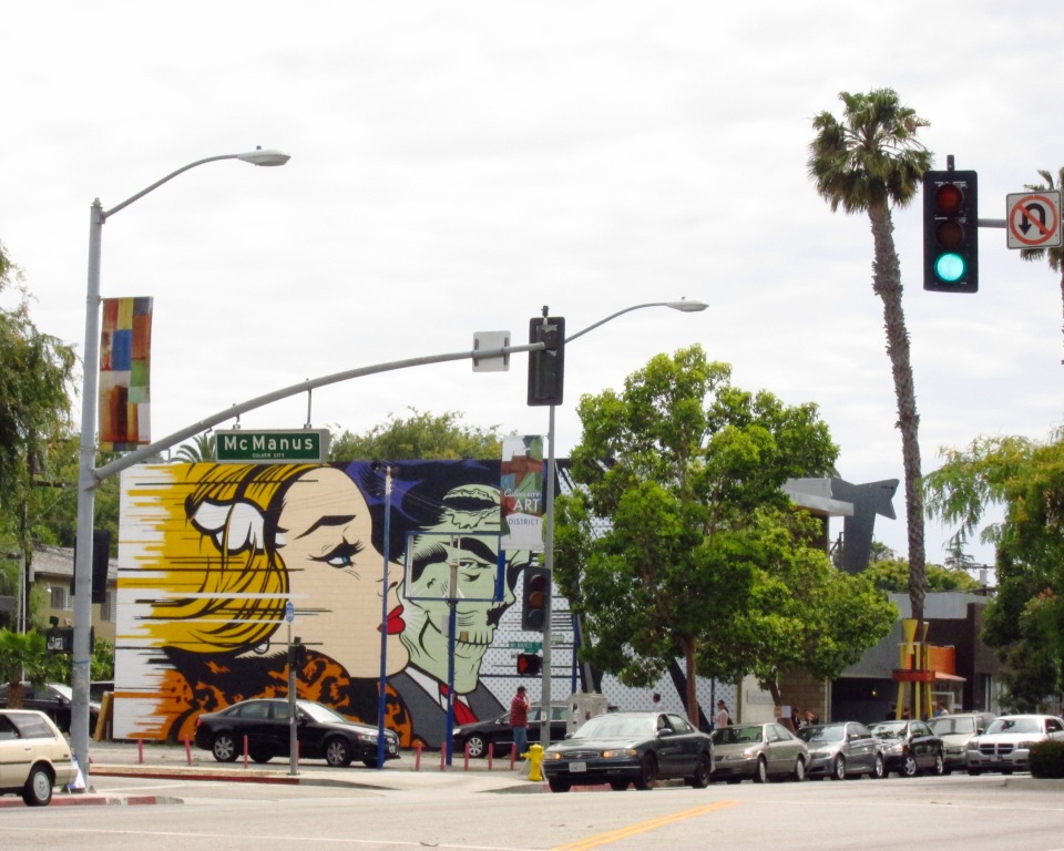 Doves Today Pink Saturday Culver City Art Walk