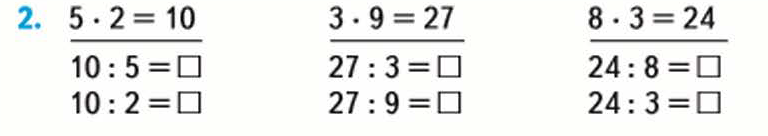 Найдите произведение 4 2 умножить на 2. В каждом столбике используя произведение.