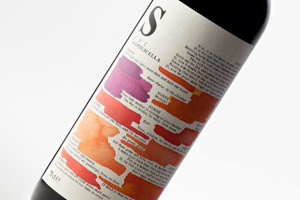 wine label design