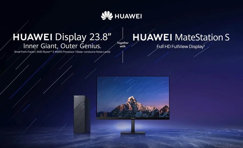 Huawei MateStation S and Huawei Display Launched; Yours for Php30,999 and Php7,999!