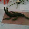 Amazing Vegetable Crocodile Art